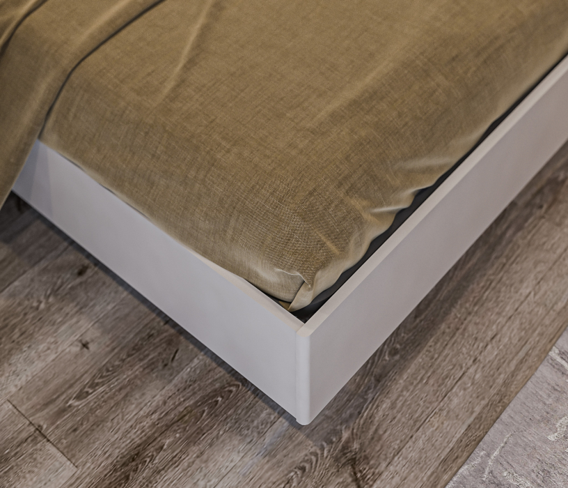 Кровати 160 см, Кровать с подъемным механизмом (1600) Милан СБ-3269 Серый,Дуб Гамильтон